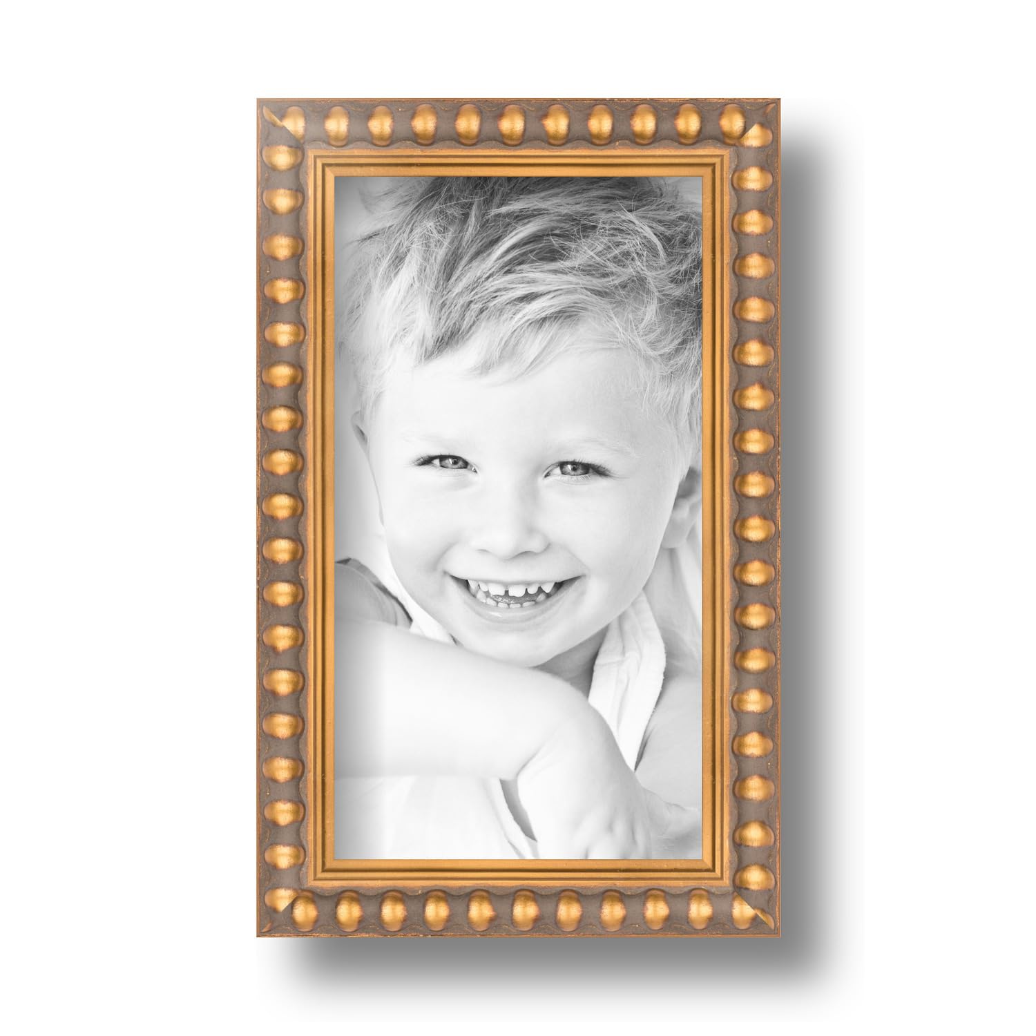 Amazon.com - ArtToFrames 4x7 Inch Gold Picture Frame, This 0.80